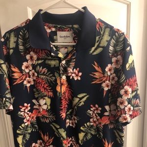Goodfellow Hawaiian Polo